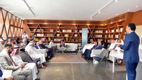 خلال مؤتمر صحفي عقد في المكتبة الخليفية في المحرق، هيئة الثقافة تعلن عن برنامج معرض البحرين الدولي 18 للكتاب

