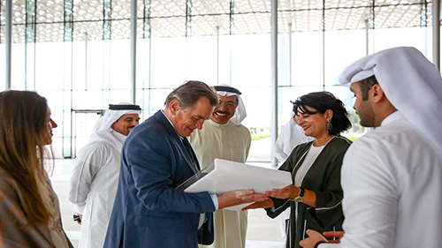 الرئيس الأسبق لجمهورية البوسنة والهرسك يزور متحف البحرين الوطني