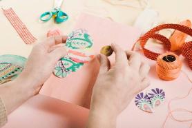 The Young Artisan - Embroidered Post Cards for Kids Workshop