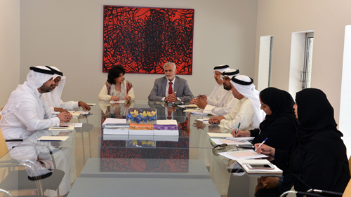 H.E Shaikha MaI Receives a Delegation from Northern Governorate

