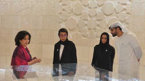 H.E Shaikha Mai Receives Emirati Minister of Culture,  Her Excellency Noora Al Kaabi

