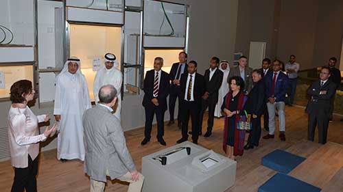 Bahrain National Museum Welcomes Sponsors of “Burial Mounds ’ Hall” Innovation Project , H.E argued that the hall will rise and shine telling the story of immortality again

