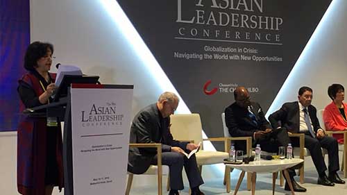 H. E Shaikha Mai Attends 9th Asian Leadership Conference , Seoul, South Korea
