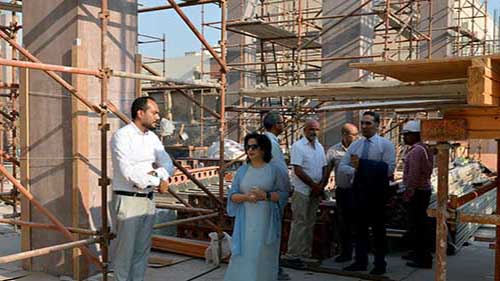 H.E Shaikha Mai’s Field Visit to Pearling Path Project, To Follow up latest work developments