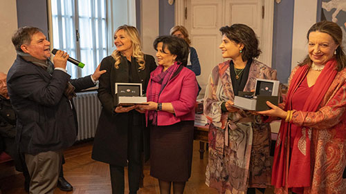 H.E Shaikha Mai Attends the Opening of a Joint Art Exhibition at Accademia Albertina, in Torino, H.E : Art helps us build civilizational historical dialogue and introduce our achievements to the world