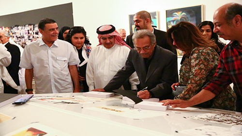 Inauguration of  Youssef’s Exhibition “ Retrospective”, At the Art Center