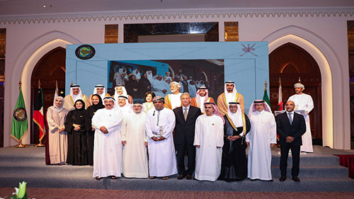 Honoring Bahraini Talented Icons at GCC Ministers of Culture Meeting, Muscat
