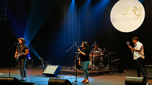 A Myriad of “indie-folk” Songs at Mo Zowayed Concert, At the Cultural Hall  during the 28th  edition of Bahrain International Music Festival