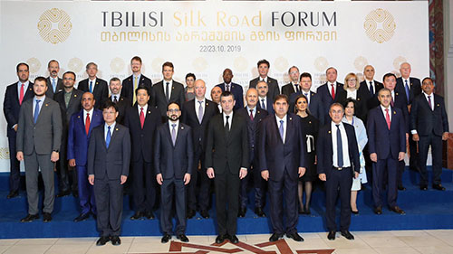Mandated by HRH Prime Minister, H.E Shaikha Mai Attends  “Tbilisi Silk Road Forum”, Georgia