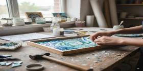 ورشة صينية موزاييك