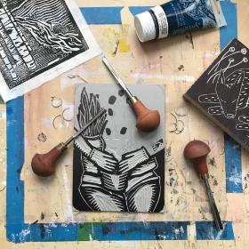 Linocut Printing