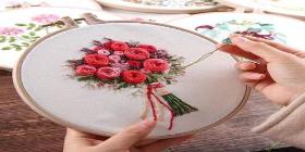 Rose Embroidery Workshop