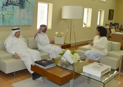 Minister of Culture Receives architect Baqshan