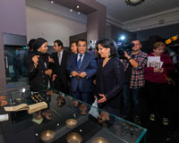Minister of Culture launches Bahrain Cultural Days in Moscow
Pioneers of Bahrain’s Plastic Arts exhibition at the Russian Art Academy