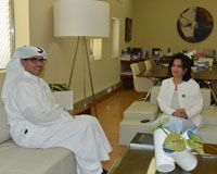 Minister of Culture Receives Outgoing Qatari Ambassador
