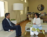 Culture Minister receives the Chairman of Bahrain Airport Company:
Bahraini Artists TV Documentary Productions discussed