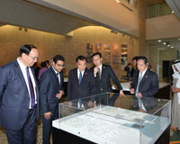 High-level Chinese Delegation Visit the National Museum and Bahrain Fort
