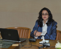 In a Lecture on Heritage and Modernity (al-turath wa al-hadatha), Dr. Al-Kahmir: “Preserving heritage is not simply safe storage at the right temperature.”