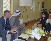H.E Receives Etihad Airways Northern Gulf General Manager
