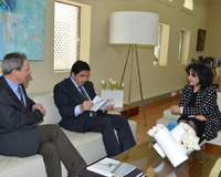 H.E Shaikha Mai Receives a French Delegation
