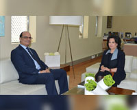 H.E Shaikha Mai receives Tunisian Ambassador 
