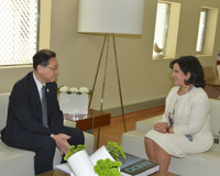 Minister of Culture receives Japanese Ambassador
