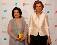H.E Shaikha Mai Honored by World Monuments Fund as the First Arab personality to Win the Watch Award 2015

