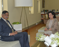 H.E Shaikha Mai Receives Indian Ambassador, Cultural cooperation projects discussed