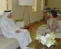 H.E Shaikha Mai receives newly-appointed Bahrain ambassador to Russia

 
