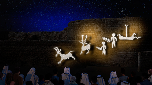 “ Sound & Light “ Show at Qala’at al-Bahrain Site