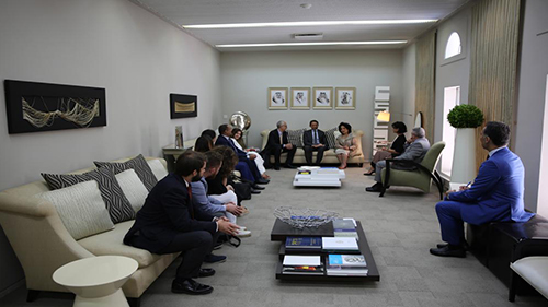 ‎‏Cooperation Between Italy and Bahrain Discussed, H.E Shaikha Mai receives a delegation from Italian city of Matera