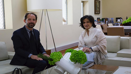 H.E Shaikha Mai Receives Swiss Deputy Head of Mission, Joint cultural relations highlighted