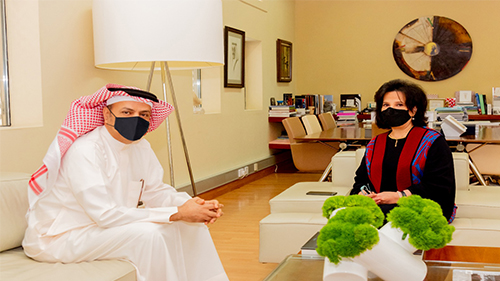 H.E Shaikha Mai Receives the Chief Executive Officer, Arcapita Bank.

