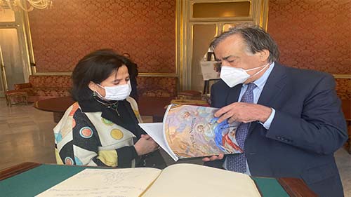 H.E Shaikha Mai Cultural Visit to the City of Palermo

