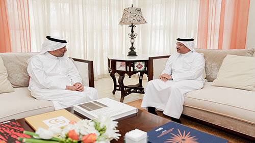 The President of the Bahrain Culture Authority Receives the CEO of the Saudi Heritage Commission

