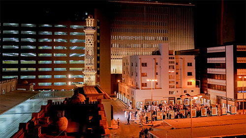 Bahrain Culture Authority Al-Fadhel Minaret Illumination Ceremony Restoring its Identity after restoration works, H.E Shaikha Mai: Manarat Al-Fadhel is one of the most important edifices that shaped the identity of Manama, and it is the first of our projects along Al-Khalifa Road

