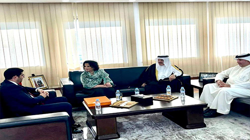 H.E Shaikha Mai Meets the Moroccan Minister of Culture


