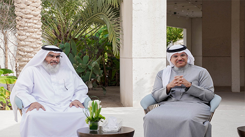 The President of the Culture Authority Receives the head of the Muharraq Municipal Council

