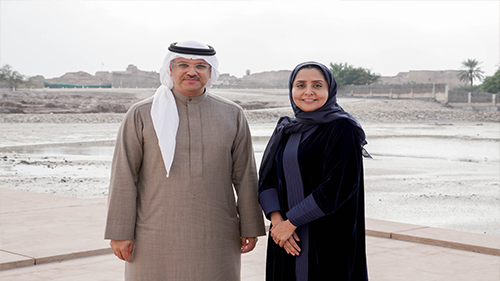 The President of the Culture Authority Receives the CEO of the Misk Art Institute

